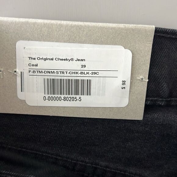 NWT Everlane Organic Cotton The Original Cheeky® Jean in Coal Size 29 Crop - Picture 7 of 16